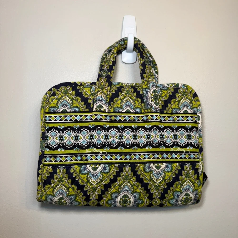 Vera Bradley Cambridge Paisley Hanging Travel Organizer Quilted Toiletry Bag - Picture 6 of 6